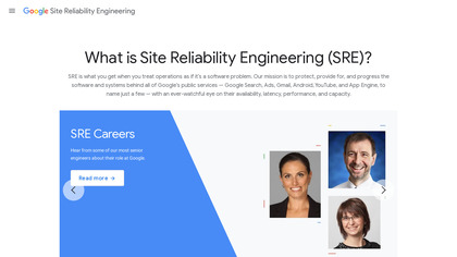 Google Site Reliability Engineering screenshot