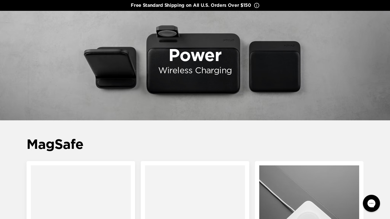 Nomad Apple Watch Stand Landing page