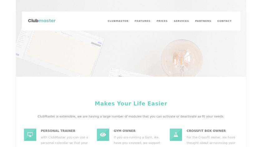 ClubMaster Landing Page