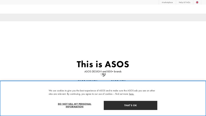 ASOS Landing Page
