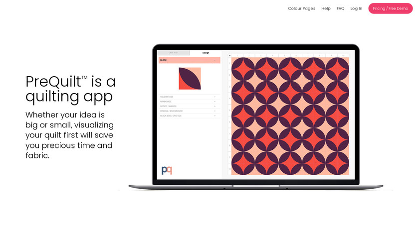 PreQuilt Landing Page