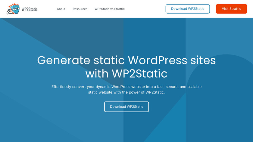 WP2Static Landing Page