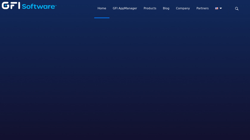 GFI FaxMaker Landing Page