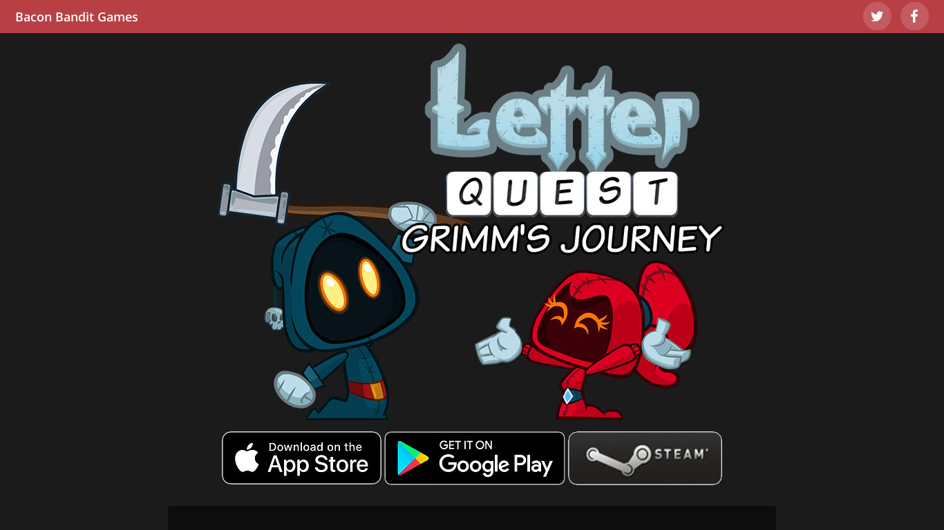 Letter Quest: Grimm’s Journey Remastered Landing page