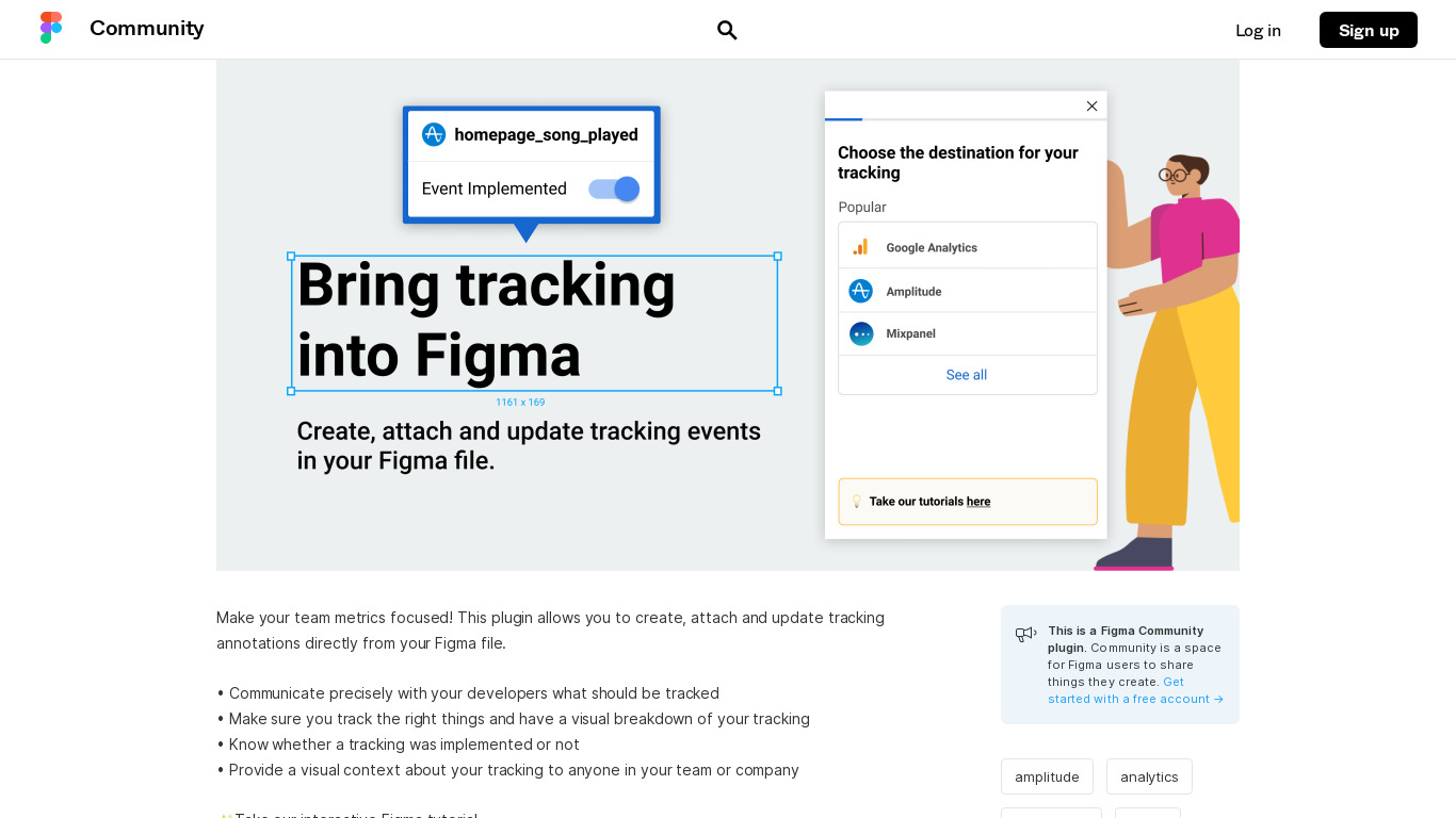 Figma Tracking Landing page