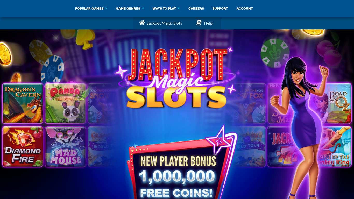 Jackpot Magic Slots™ & Casino Landing page
