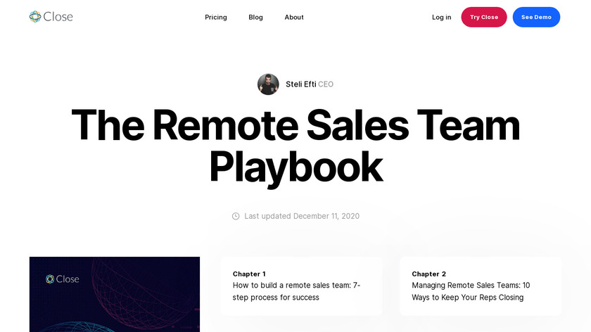 The Remote Sales Survival Guide Landing Page