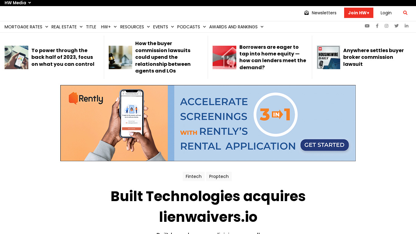 lienwaivers.io Landing page