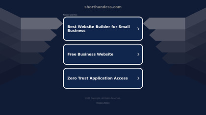 Shorthand CSS image