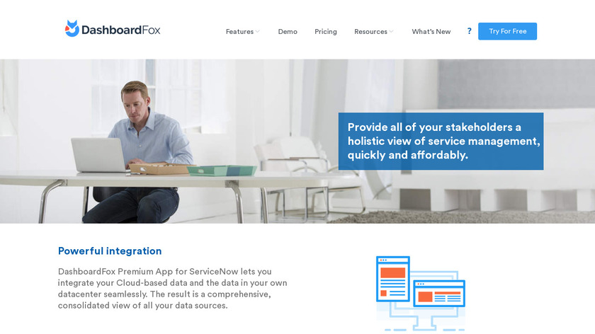DashboardFox Landing Page