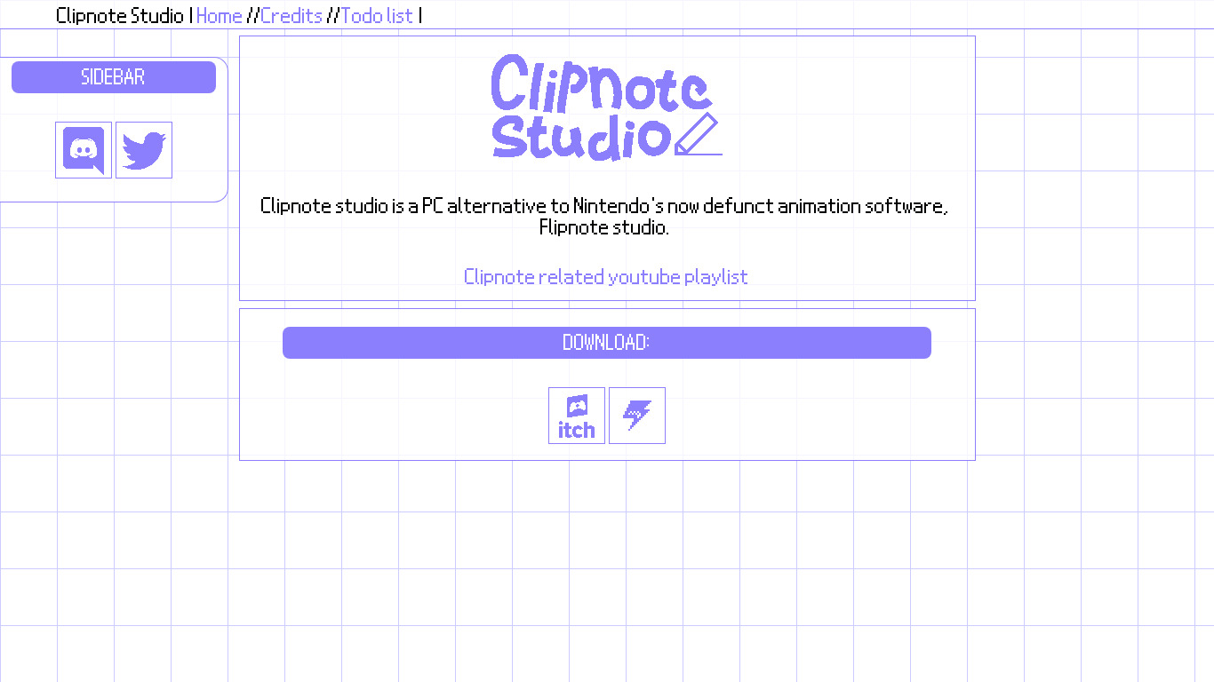 Clipnote Studio Landing page