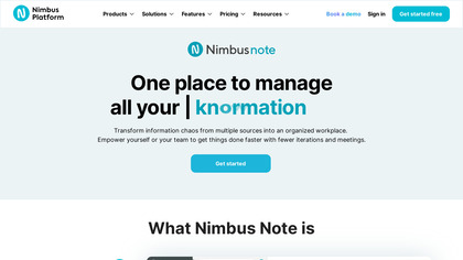 Nimbus Note image