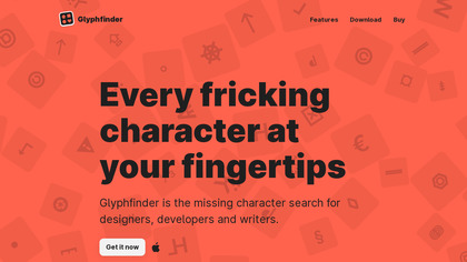Glyphfinder screenshot