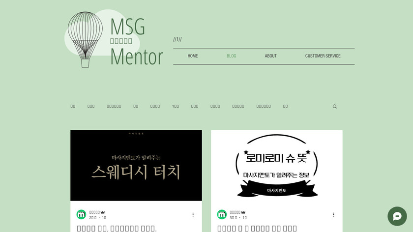 MsgMentor Landing Page