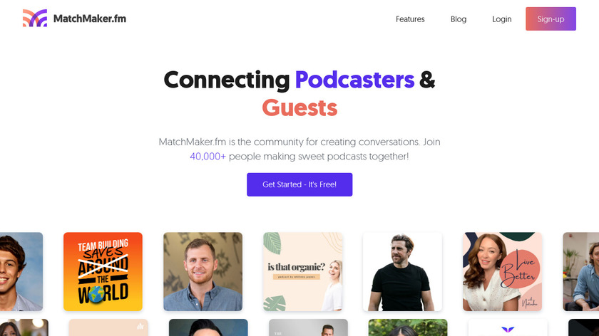 MatchMaker.fm Landing Page