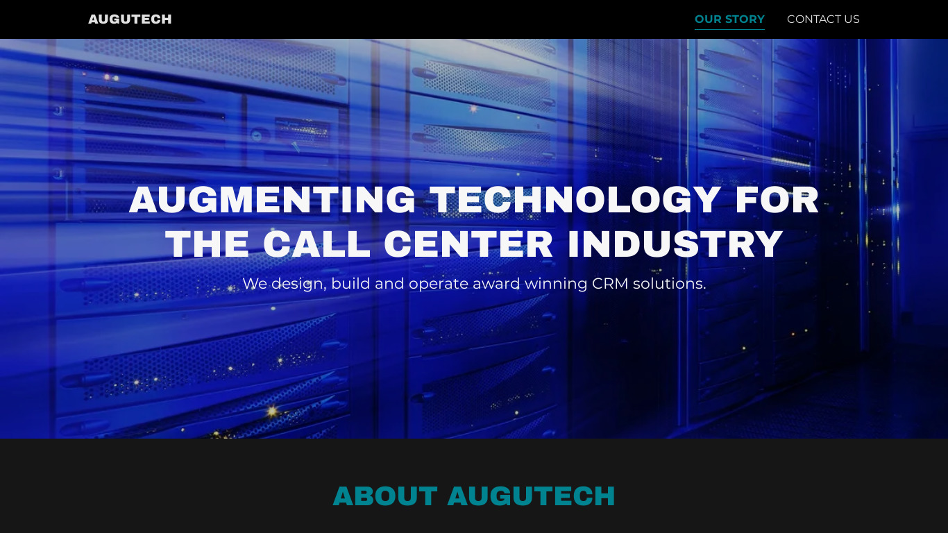 AuguTech Landing page