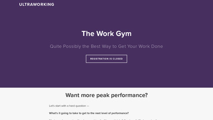 The Work Gym image