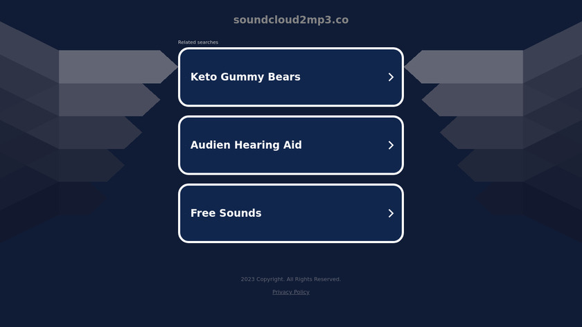 SoundCloud2MP3 Landing Page