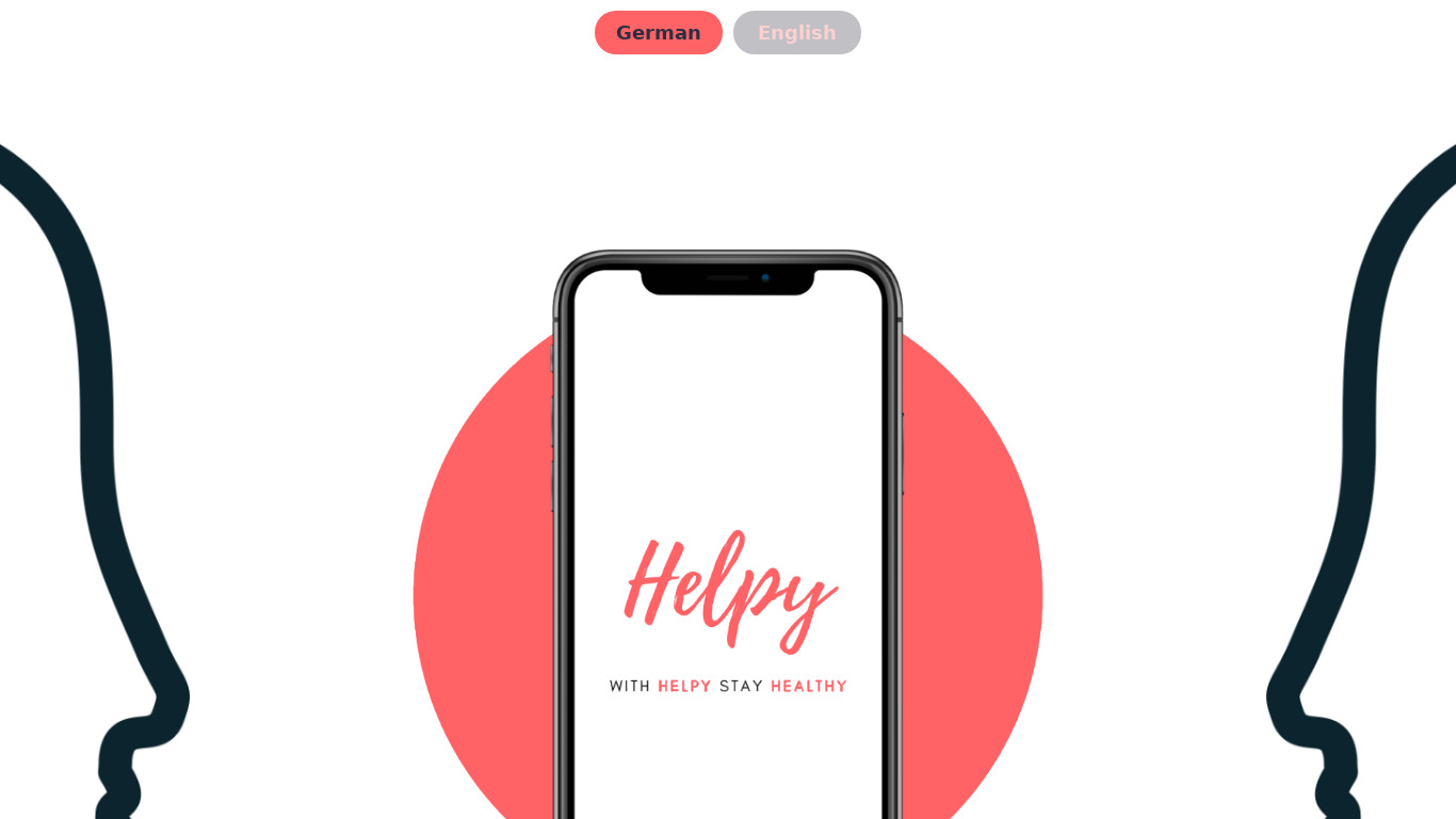 Helpy Landing page