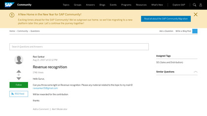 SAP Revenue Recognition image