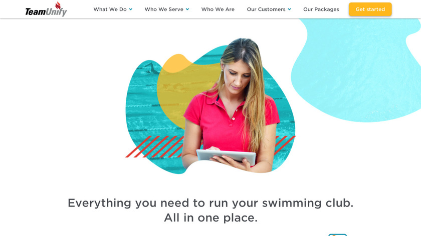 Swim Meet Management Landing Page