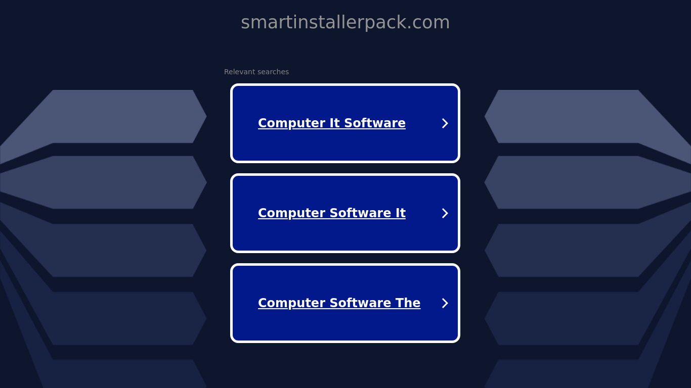 Smart Installer Pack Landing page
