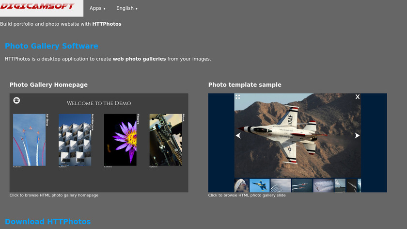 HTTPhotos Landing Page