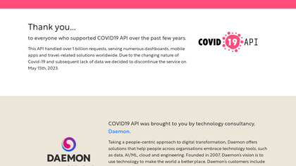 COVID-19 API image