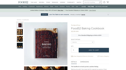 Food52 Baking Cookbook image