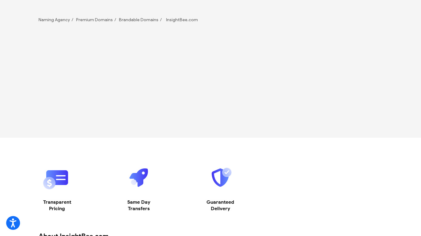 InsightBee Sales Intelligence Landing page