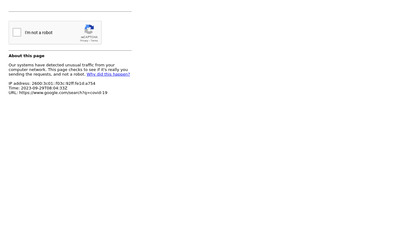 Google's COVID-19 Information Portal image