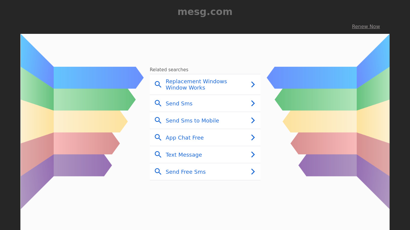 MESG Landing page