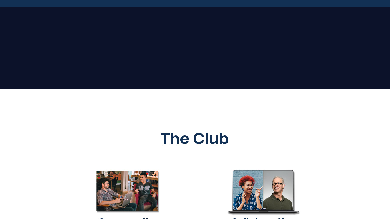 Council Club Landing page