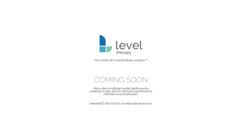 Level Therapy Landing Page