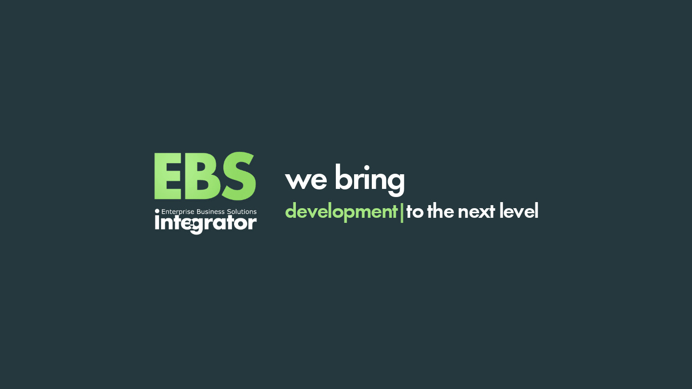 EBS Integrator Landing page