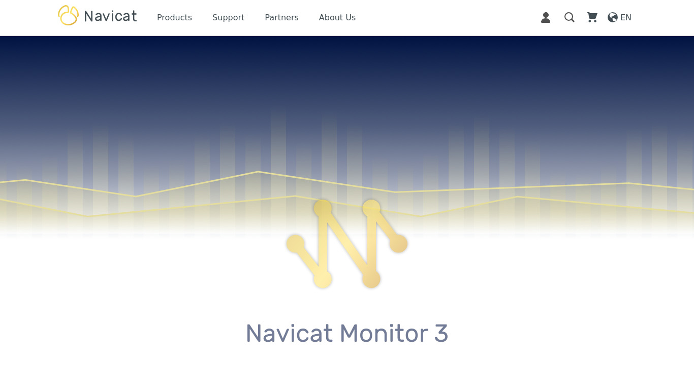 Navicat Monitor Landing page