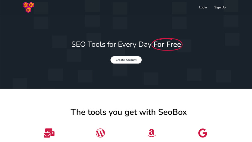 SeoBox.io Landing Page