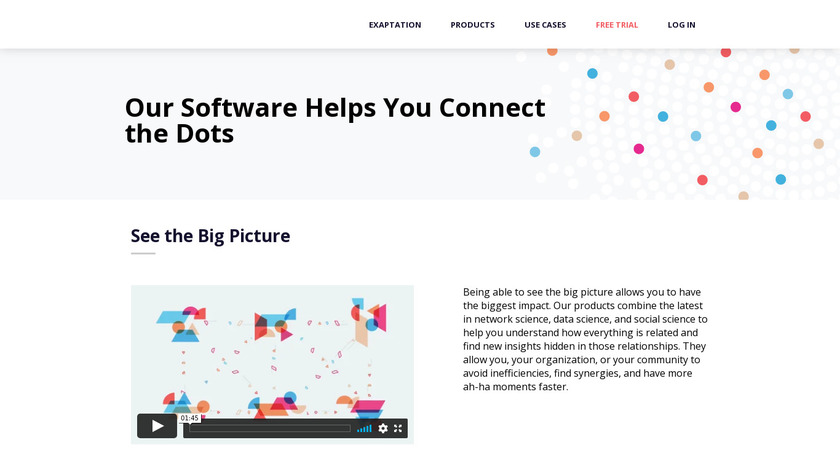 Exaptive Landing Page