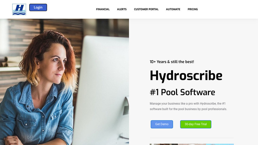 HydroScribe Landing Page