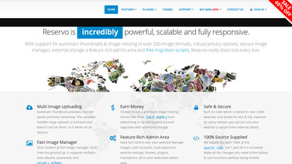 Reservo - Image Hosting Script image