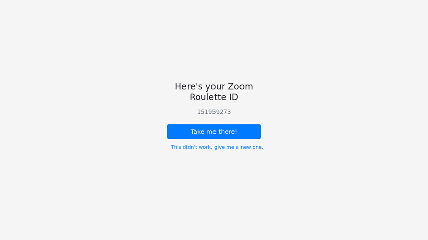 Zoom Roulette Landing Page