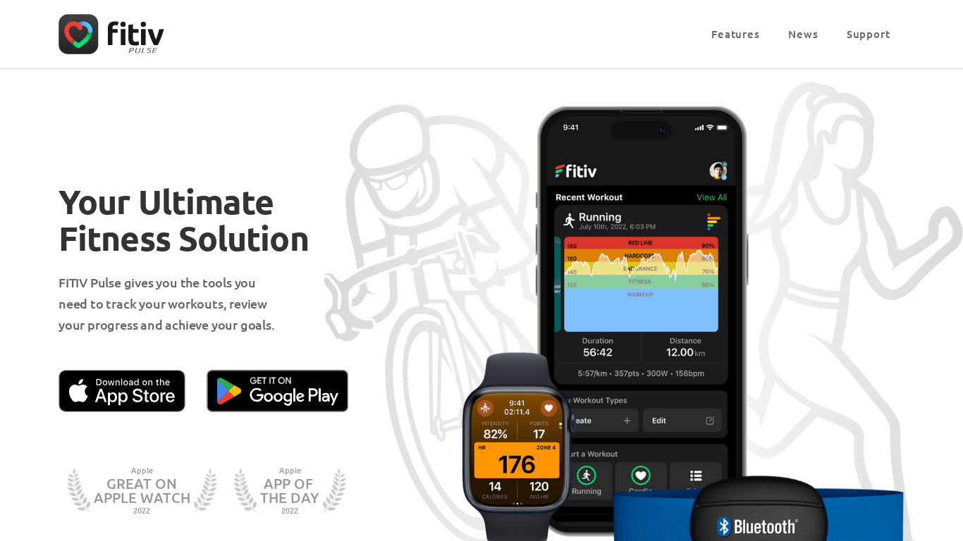 FITIV Pulse Landing page