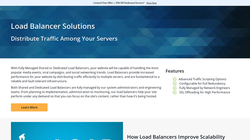 Load Balancer Add-On Landing Page