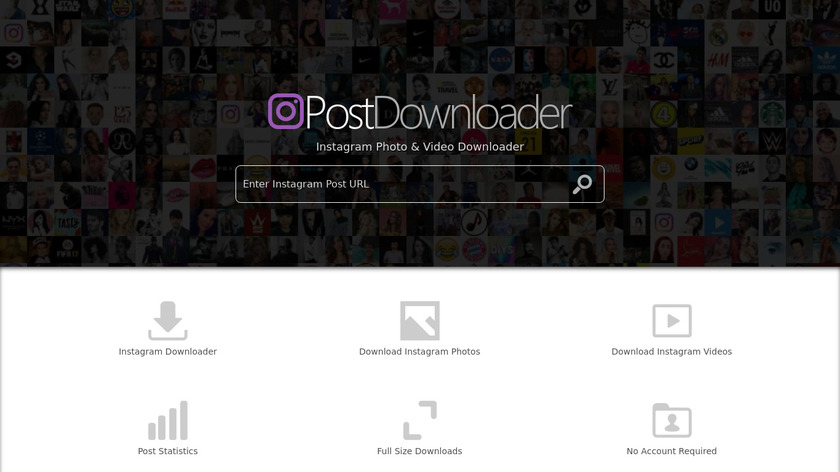 PostDownloader Landing Page