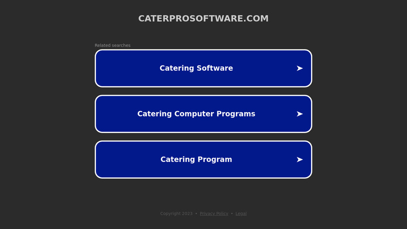 CaterPro for Windows Landing Page