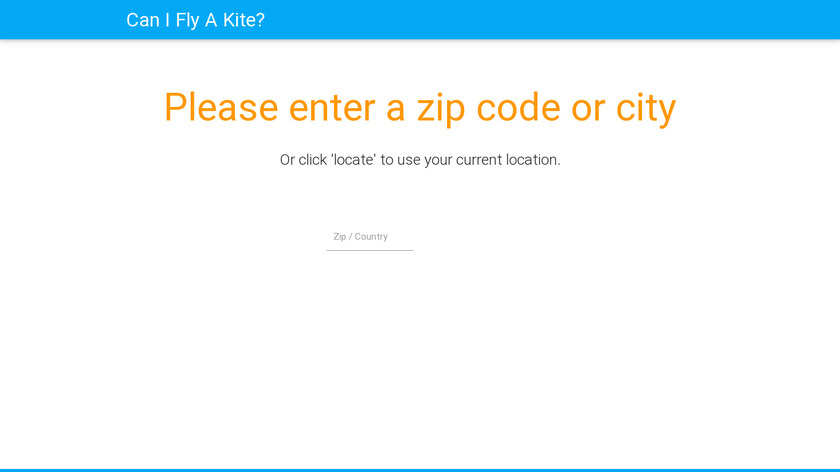 Can I Fly A Kite? Landing Page