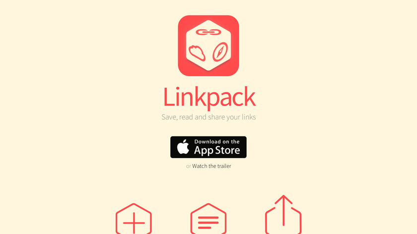 Linkpack Landing Page