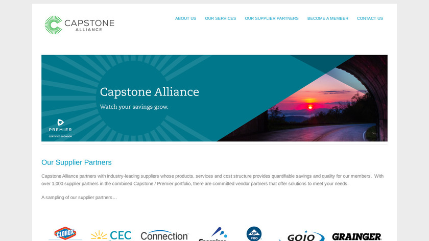 Capstone Alliance Partners Landing Page