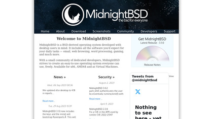 MidnightBSD image