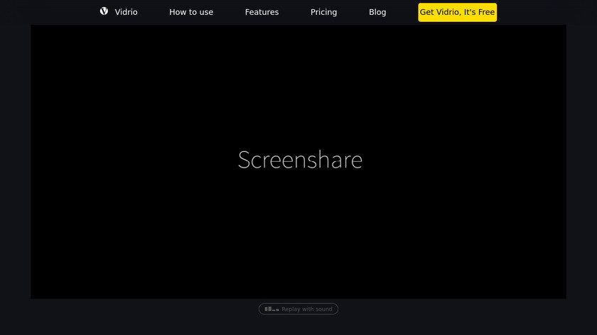 Vidrio Landing Page
